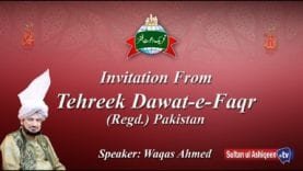 Invitation from Tehreek Dawat e Faqr