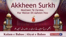 Kalam e Bahoo | Akkheen Surkh Mooheen Te Zardee