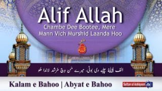 Kalam e Bahoo | Alif Allah Chambe Dee Bootee, Mere Mann Vich Murshid Laanda Hoo (22)