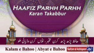 Kalam e Bahoo | Hafiz Parh Parh Karan Takabar | (76/201)