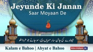 Kalam e Bahoo | Jeyunde Ki Janan Saar Moyaan De, So Janee Jo Marda Hoo