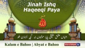 Kalam e Bahoo | Jinah Ishq haqeeqi Paya