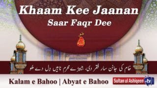 Kalam e Bahoo | Khaam Kee Jaanan Saar Faqr Dee | (77/201)