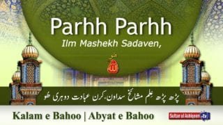 Kalam e Bahoo | Parh Parh ilm Mashekh Sadaven, Karan Abadat Dohri Hoo | Sultan Bahoo