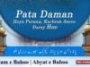 Kalam e Bahoo  |  Pata Daman Hoya Purana | Sultan Bahoo (40/201)