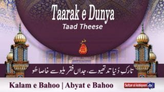 Kalam e Bahoo | Taarak e Dunya Taad Theese