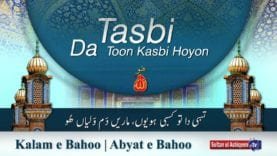 Kalam e Bahoo | Tasbi Da Toon Kasbi Hoyon, Maren Dam Walian Hoo