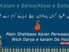 Main Shahbaaz Karan Parwaazan Wich Darya e karam De Hoo