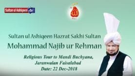 Sultan Bahoo ke Silsila ke mojouda Imam Sultan ul Ashiqeen ka Tableeghi Dora Mandi Buchyana 2017