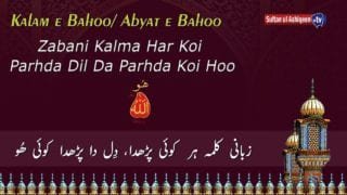 Zabani Kalma Har Koi Parhda Dil Da Parhda KoI Hoo