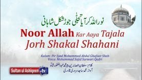 Kalam Pir Abdul Ghafoor Shah = Noor Allah Kar Aaya Tajala Jorh shakal Shahhani