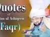 Quotes of Sultan-ul-Ashiqeen Sufi Quotes on Faqr